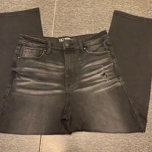 Super High Rise black jeans
